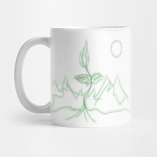 Jaded Flower Mug